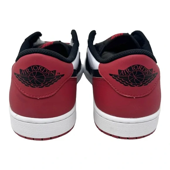 Jordan 1 Retro Low OG Black Toe CZ0790106 White/Black/Varsity Red Size 14